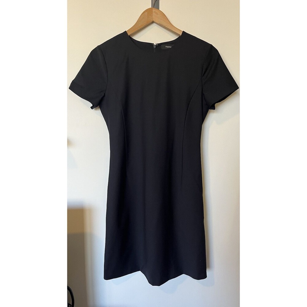 Theory Black Mini Dress